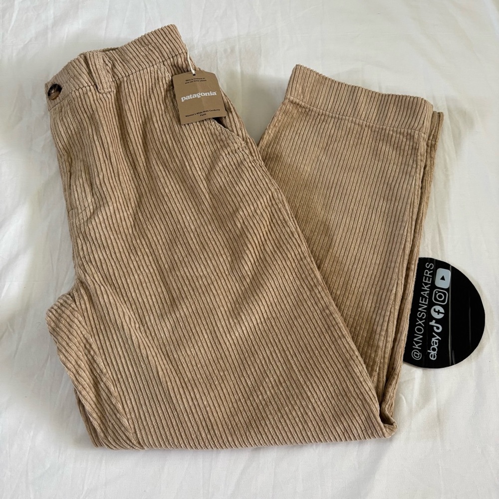 Patagonia Wide Wale Corduroy Pants 21595 ORTN Oar Tan Beige Women’s Size 6